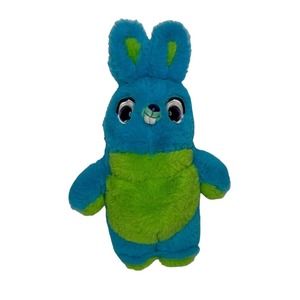 Disney Pixar Toy Story 4 Bunny Plush Stuffed Toy 12” Blue Green Huggable Pixar